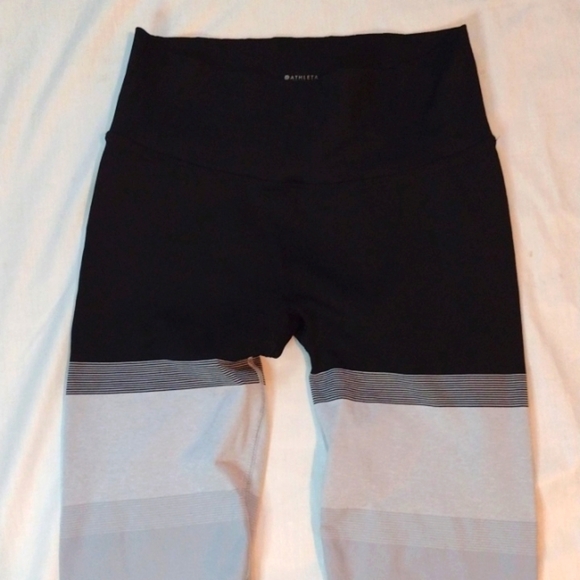 Athleta Seamless High Rise Intarsia Knit Leggings Size M - Picture 4 of 7